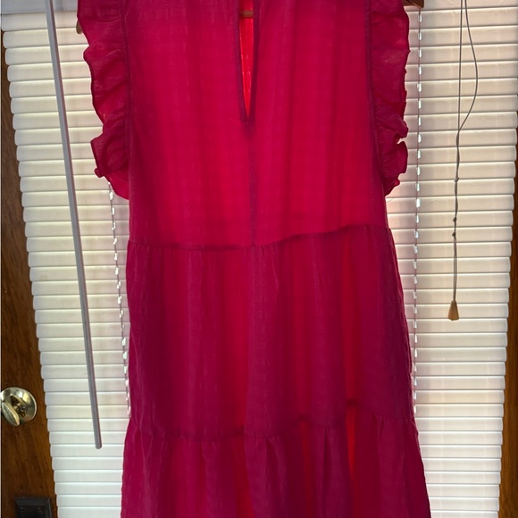 THML Fuchsia Ruffled women’s  Dress - Picture 5 of 5